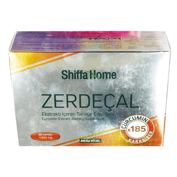Shiffa Home Zerdeçal Ekstraktı Yumuşak 1300 Mg x 30 Kapsül ürün görseli 1