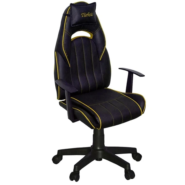 Türksit Mini Choper Yönetici ve Oyuncu Koltuğu Sarı ürün görseli 1