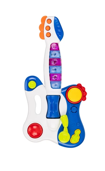 Nini Baby Işıklı Müzikli Gitar Beyaz ürün görseli 1