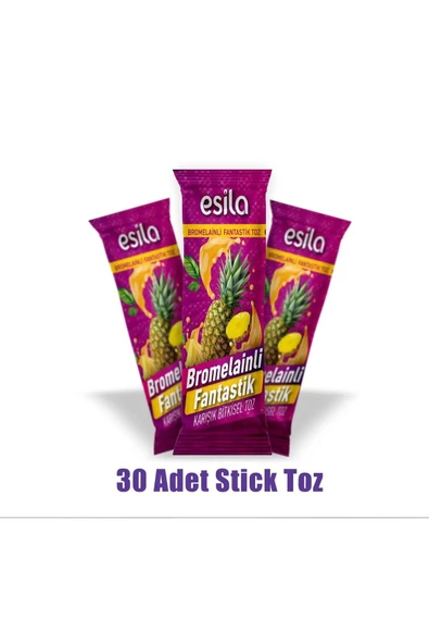 Fantastik 30’lu Stick Bromelainli Bitkisel Toz Çay - Resim 3