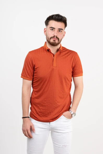 POLO YAKA SLİMFİT ERKEK T-SHİRT ürün görseli 1