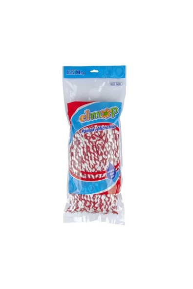 Yedek Islak Vidalı Mop Paspas Püskül Ucu - Pamuklu Mikrofiber Ipli Mop Yedeği Başlığı PM01 ürün görseli 1