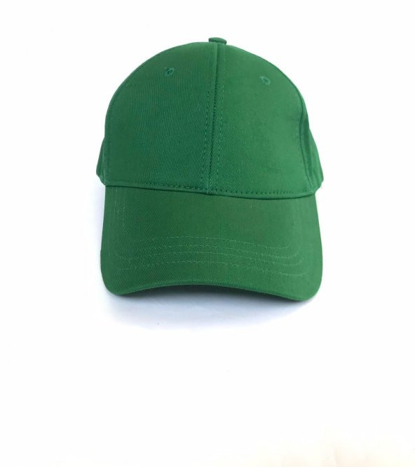 Unisex Koyu Yeşil Spor Arkası Cırtlı Ayarlanabilir Şapka 55-60 Cm ürün görseli 1