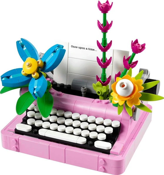 LEGO Creator 31169 Typewriter with Flowers - Resim 3