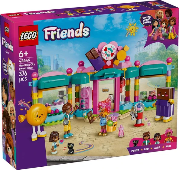 LEGO Friends 42649 Heartlake City Candy Store ürün görseli 1