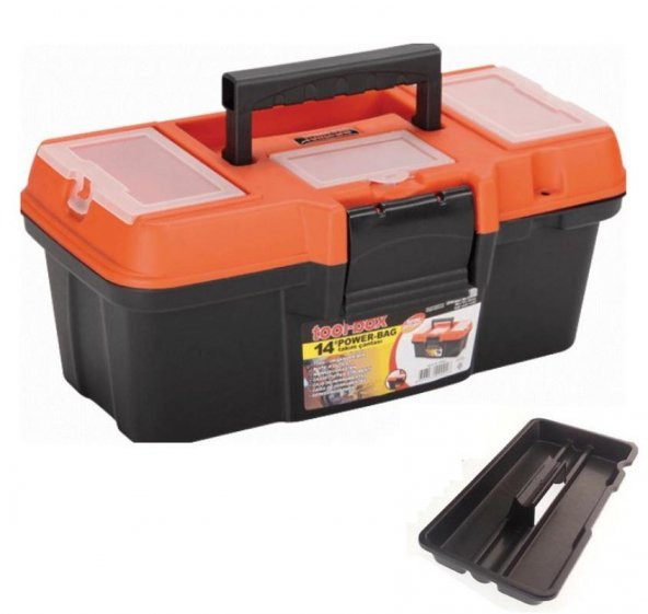 Hipaş Plastik Takım Çantası 14 İnch TK-1400  175 x 345 x 150 mm ürün görseli 1