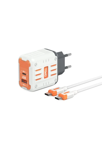 PL-E18 45w Gan PD Ultra Hızlı Şarj Cihazı Çift Port ürün görseli 1