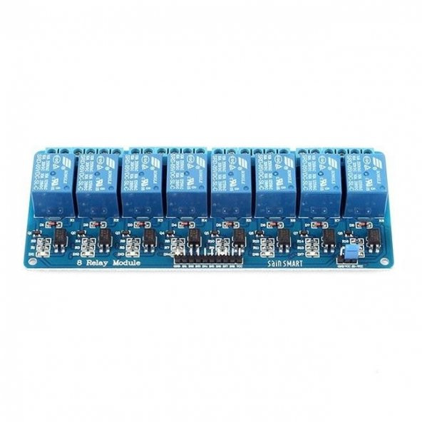 ARDUİNO 12V 8 KANALLI IŞIKLI RÖLE (AT-B060A) ürün görseli 1