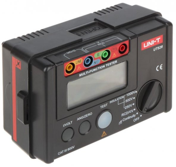 Unı-T Ut 526 Kaçak Akım 1000V İzolasyon Test Cihazı Rcd Tester Ut526 ürün görseli 1