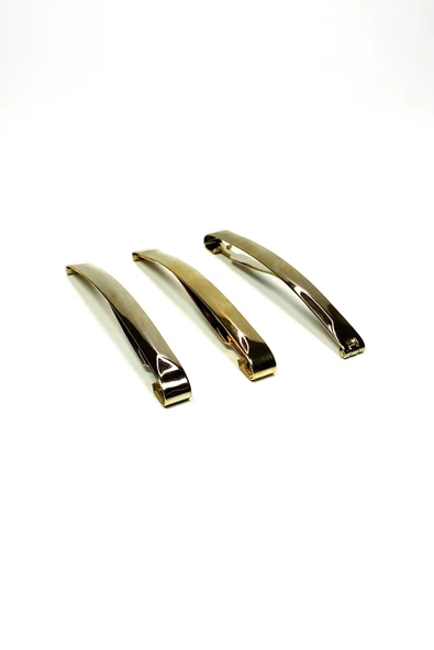 3 Adet Metal Klasik Saç Tokası Orijinal 9 cm ürün görseli 1