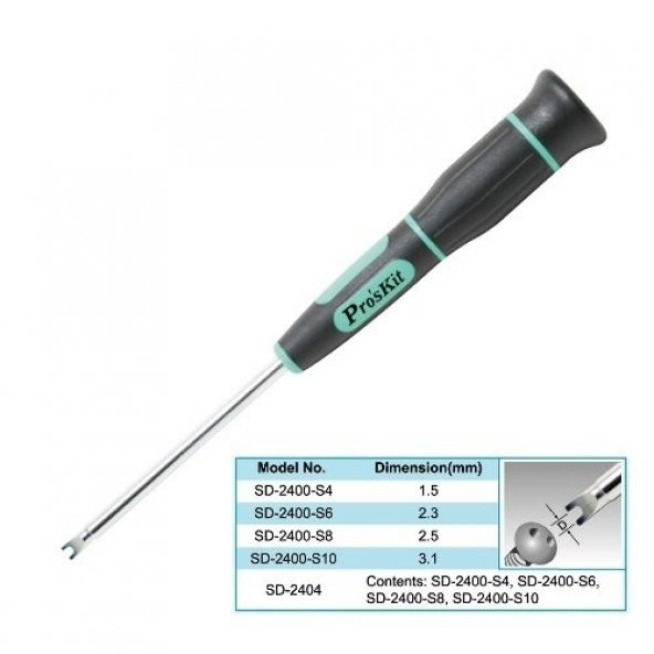 Proskit SD-2400-S6 Tornavida ürün görseli 1