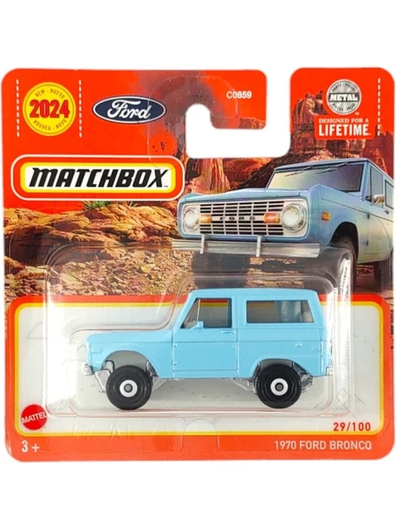Matchbox 1970 Ford Bronco HVN34 ürün görseli 1