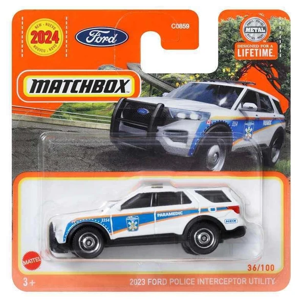 Matchbox 2023 Ford Police İnterceptor Utility ürün görseli 1