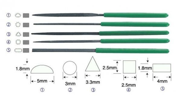 Proskit 8Pk-605A Eğe Seti 5 Parça - Resim 2