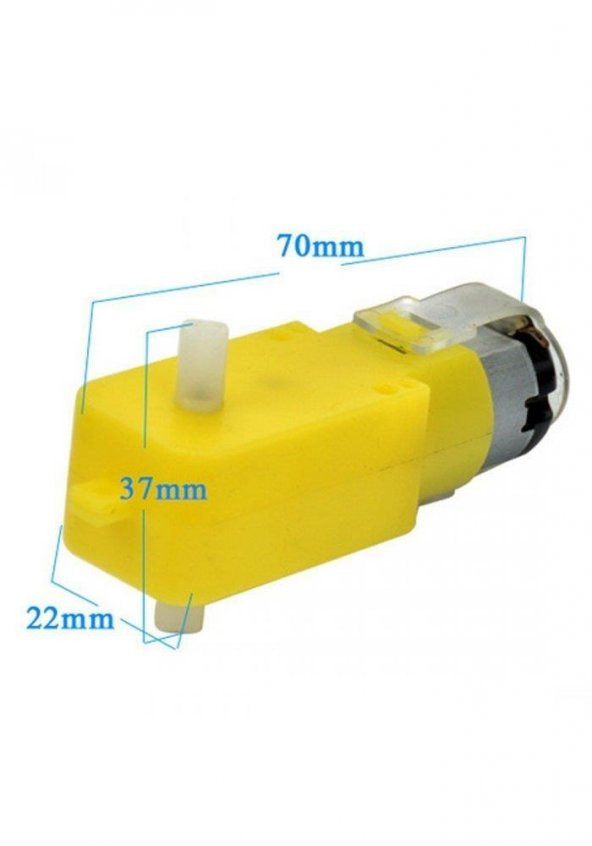 ARDUİNO ROBOT SMART CAR 3-6V DC MOTOR (AU185) ürün görseli 1