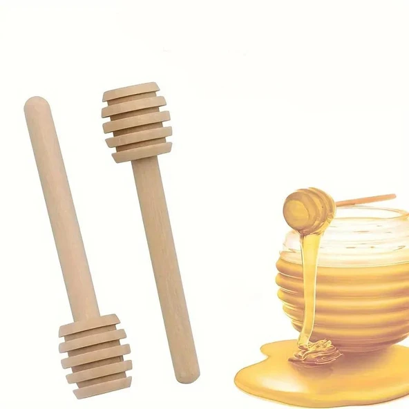 Ahşap Bal ve Reçel Kaşığı 5'li Paket ürün görseli 1