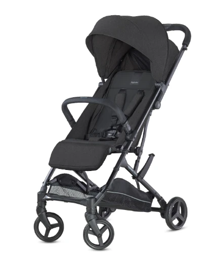 Inglesina Sketch Tek El Tek Hamle ile Katlanıp Açılan Bebek Arabası - Black ürün görseli 1