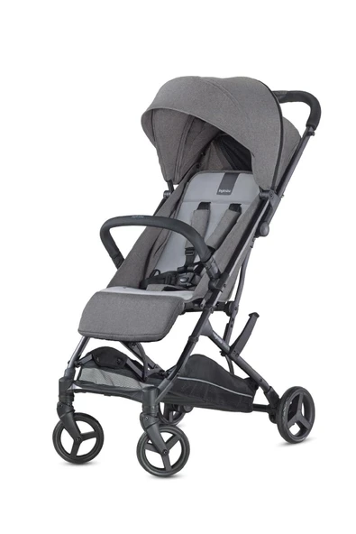 Inglesina Sketch Tek El Tek Hamle ile Katlanıp Açılan Bebek Arabası - Grey ürün görseli 1