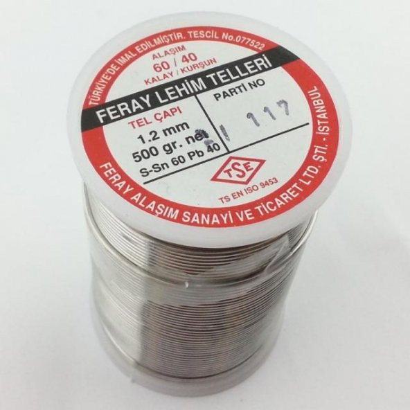 Feray Lehim Teli 500gr 1,2mm 60/40 ürün görseli 1
