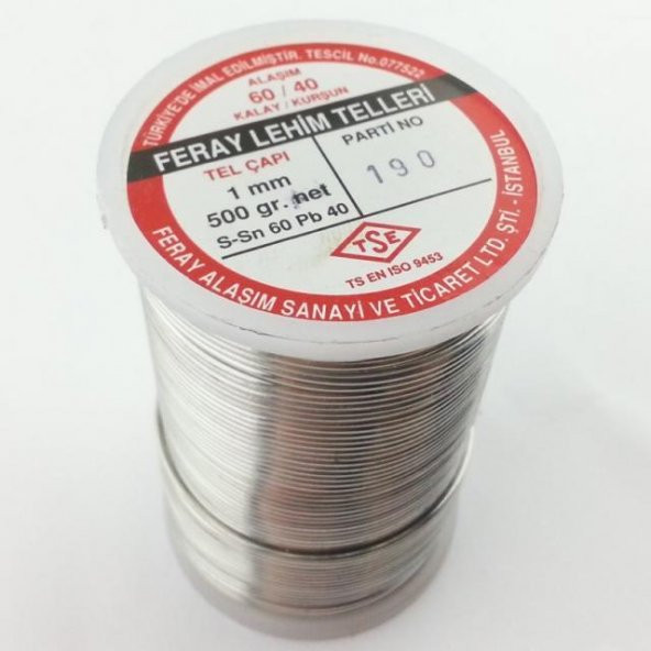 Feray Lehim Teli 500gr 1mm 60/40 ürün görseli 1