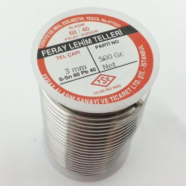 Feray Lehim Teli 500gr 3mm 60/40 ürün görseli 1