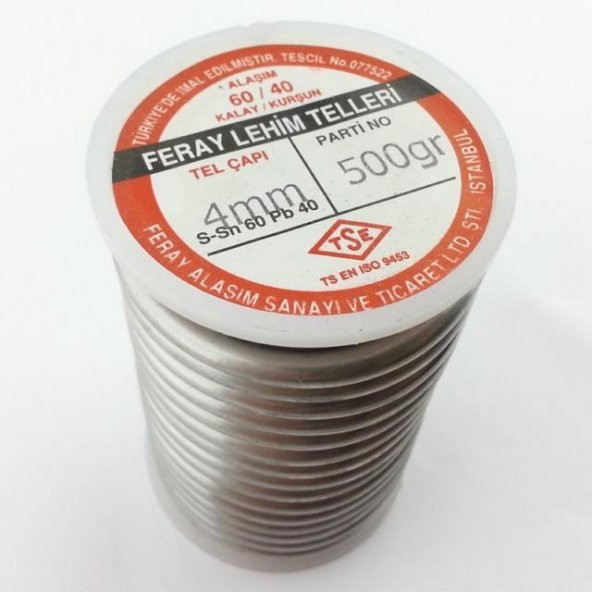 Feray Lehim Teli 500gr 4mm 60/40 ürün görseli 1
