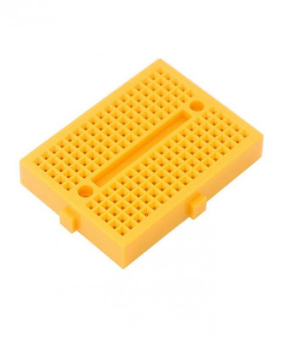 Mini Yapışkanlı Breadboard Sarı ürün görseli 1