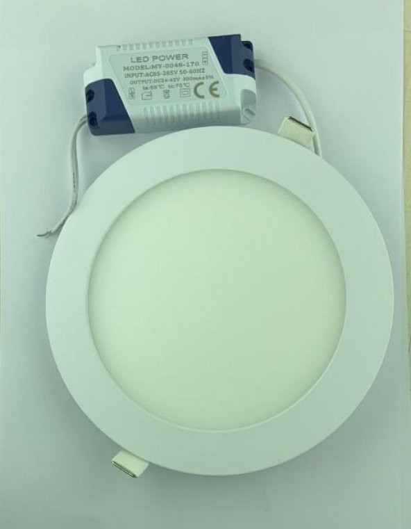 LED Armatür Downlight 12W BEYAZ  PANEL LED  OOKAY ürün görseli 1