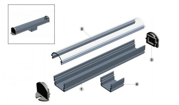 FL-07 PROFİL İÇİN YAN KAPAK - Resim 3
