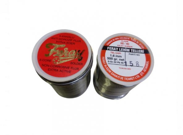 Feray Lehim Teli 500gr 1,6mm 60/40 ürün görseli 1