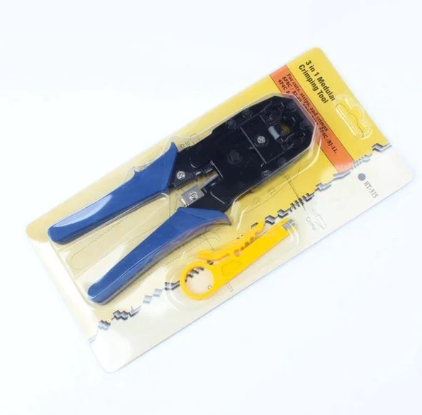 TL-315 4p 6p 8p / Rj9 Rj11 Rj12 Rj45 Plug Konnektör Kablo Sıkma Pensesi ürün görseli 1
