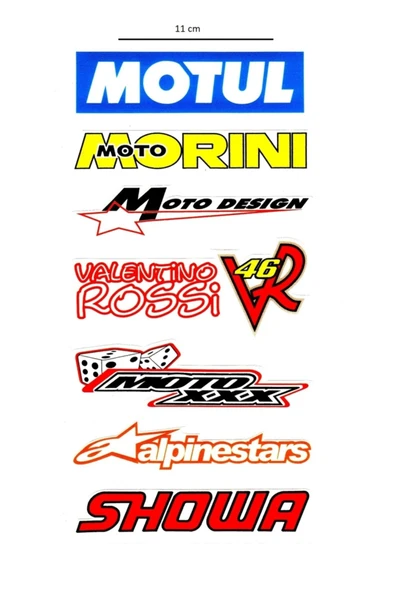 Sticker Çoklu Motul-oto Desıng-moto-showa Çoklu Sticker ürün görseli 1