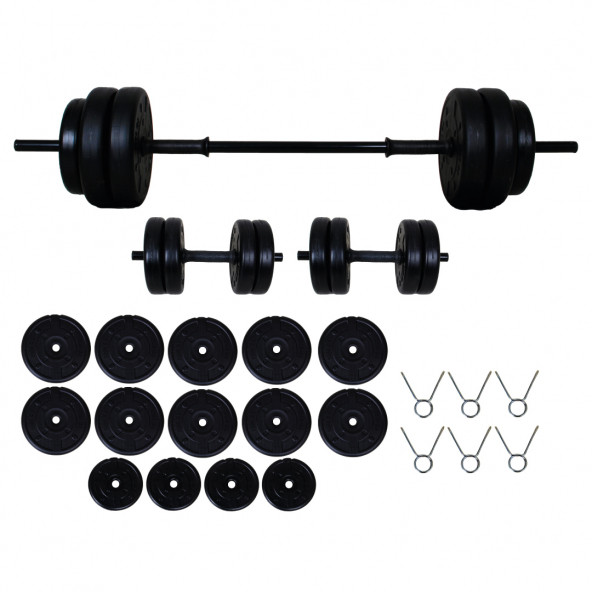 Aydın Sport 65 kg Dambıl Seti'' Halter Seti ve Ağırlık Fitness Seti ürün görseli 1