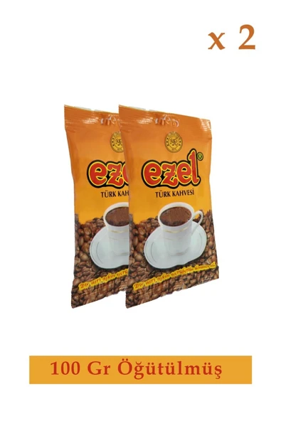 Ezel Türk Kahvesi Orta Kavrulmuş - Taze Öğütülmüş - 2 x 100 g Set ürün görseli 1