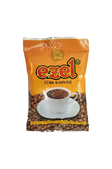 Ezel Türk Kahvesi - Orta Kavrulmuş ve Taze Öğütülmüş 250g - Zipli Ambalaj ürün görseli 1