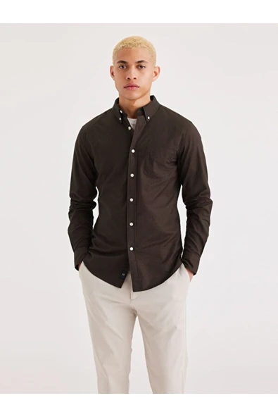 Dockers Minimalist Uzun Kol Erkek Gömleği - Günlük Şıklık ürün görseli 1