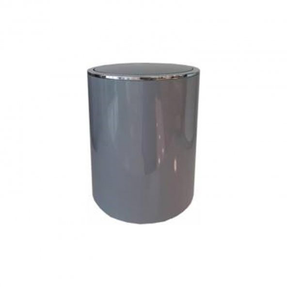 Primanova Lenox Çöp Kovası 6 Lt Gri M-E35-07 ürün görseli 1