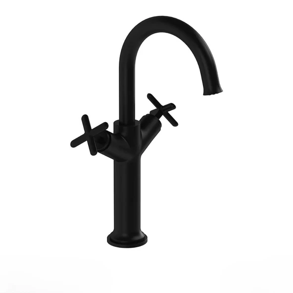 Vitra Origin Classic Tezgah Üstü Lavabo Bataryası (Çift Kumandalı) Mat Siyah A4288636 ürün görseli 1