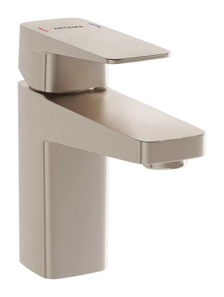 Artema Root Square Lavabo Bataryası Fırçalı Nikel A4273234 ürün görseli 1