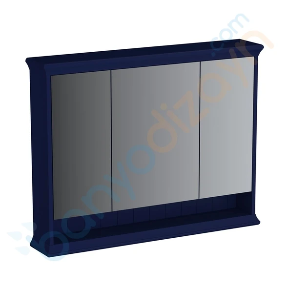 Vitra Valarte Dolaplı Ayna Neo Led Aydınlatmalı, 100 Cm, Çelik Mavisi 65794 ürün görseli 1