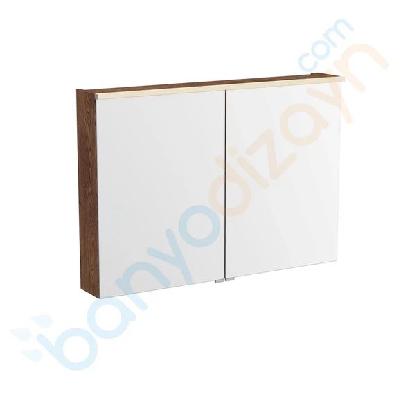 Vitra Metropole Edge Dolaplı Ayna, 100 Cm, Ceviz 67166 ürün görseli 1