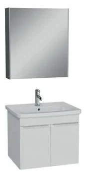 Vitra Quadrum Set,Lavabo Dolabı 65 Cm Dolaplı Ayna Beyaz 67097 ürün görseli 1