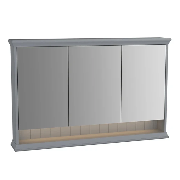 Vitra Valarte Dolaplı Ayna Led Aydınlatmalı, 120 Cm, Mat Gri 62238 ürün görseli 1