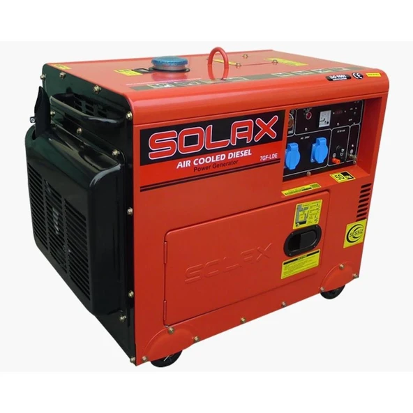 Solax 8.5gf-lde Monofaze Marşlı Dizel Kabinli Jeneratör 7.1 Kva ürün görseli 1