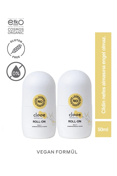 Doğal Roll On Unisex Ter Kokusu Önleyici (50ML) - 2’li Fırsat Paketi ürün görseli 1