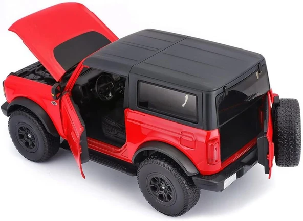 Maisto 2021 Ford Bronco Wildtrak 1/18 Model Araba - Resim 2