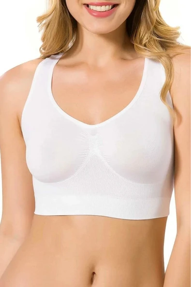Kalın Askılı Toparlayıcı Dikişsiz Seamless Büstiyer Kalın Askılı Toparlayıcı büstiyer ürün görseli 1