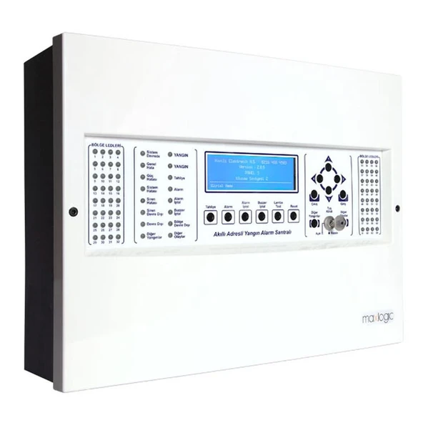 Mavigard ML-4218 Konvansiyonel Gaz Alarm Santrali, 8 Bölge, 16 Röle Çıkışı ürün görseli 1