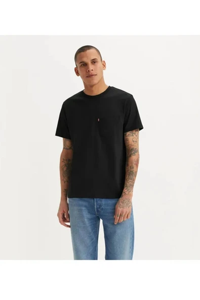 Levi's Erkek Minimalist Regular Fit Kısa Kol T-Shirt - Günlük Kombinler İçin ürün görseli 1