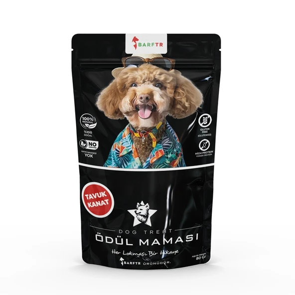 Tavuk Kanat Atıştırmalık Ödül maması 80 Gr Köpekler İçin ürün görseli 1